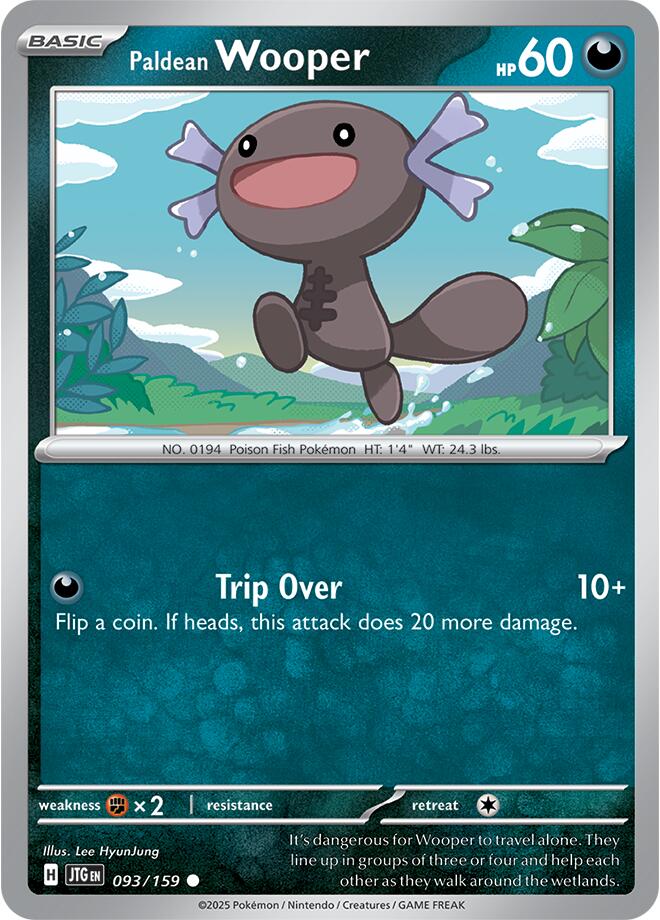 Paldean Wooper (093/159) [SV09: Journey Together]