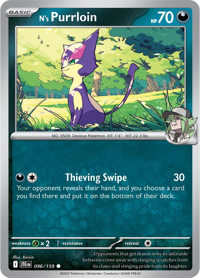 N's Purrloin (096/159) [SV09: Journey Together]