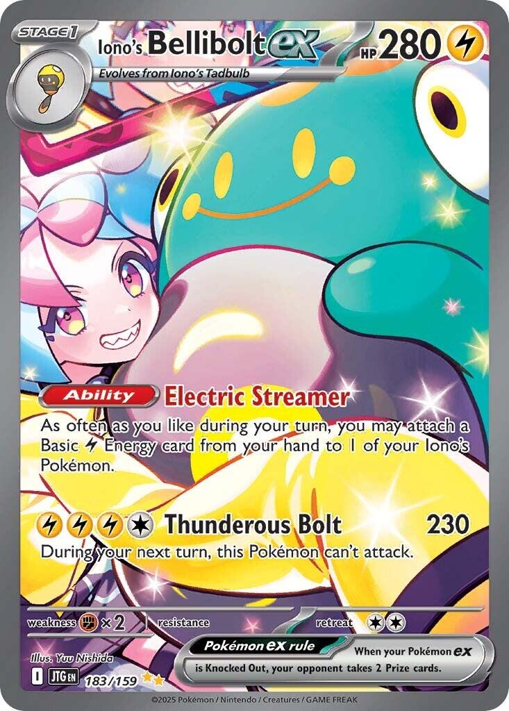 Iono's Bellibolt ex (183/159) [SV09: Journey Together]
