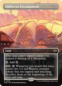 Dalkovan Encampment (Borderless) [Tarkir: Dragonstorm]