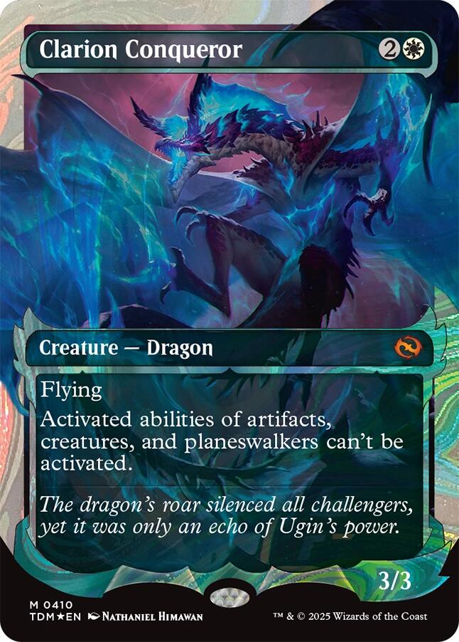 Clarion Conqueror (Showcase) (Halo Foil) (410) [Tarkir: Dragonstorm]