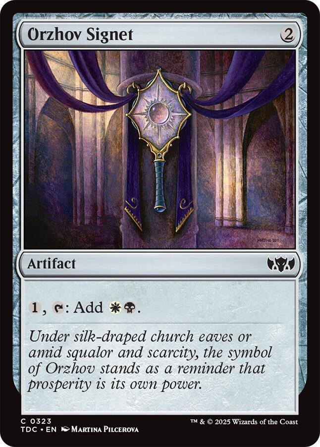 Orzhov Signet (323) [Commander: Tarkir: Dragonstorm]