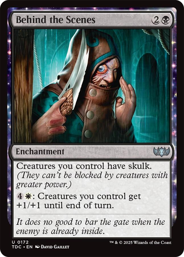 Behind the Scenes (172) [Commander: Tarkir: Dragonstorm]