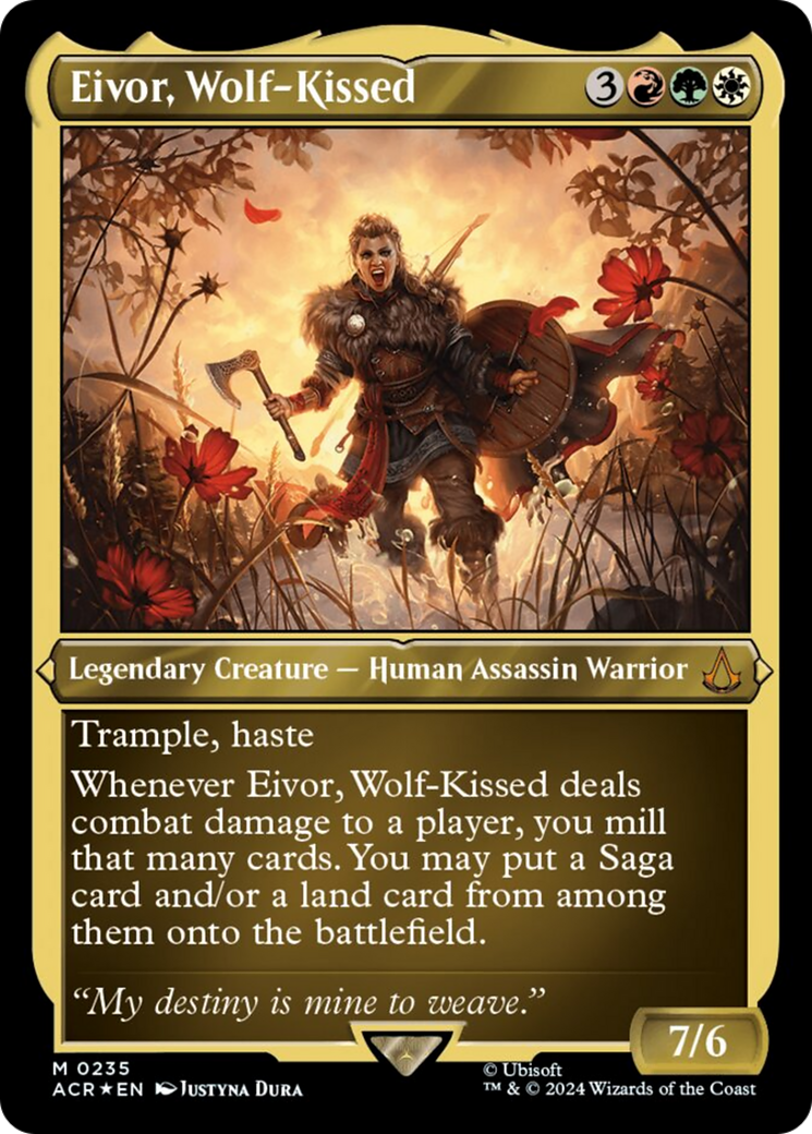 Eivor, Wolf-Kissed (Foil Etched) (235) [Universes Beyond: Assassin's Creed]