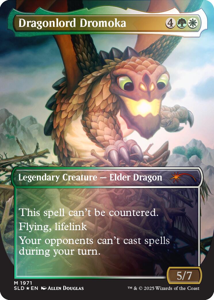 Dragonlord Dromoka (Rainbow Foil) (1971) [Secret Lair Drop Series]