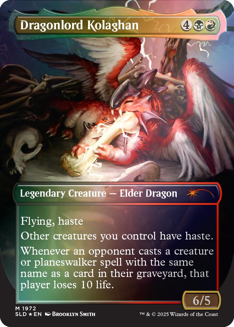 Dragonlord Kolaghan (1972) (Rainbow Foil) (1972) [Secret Lair Drop Series]