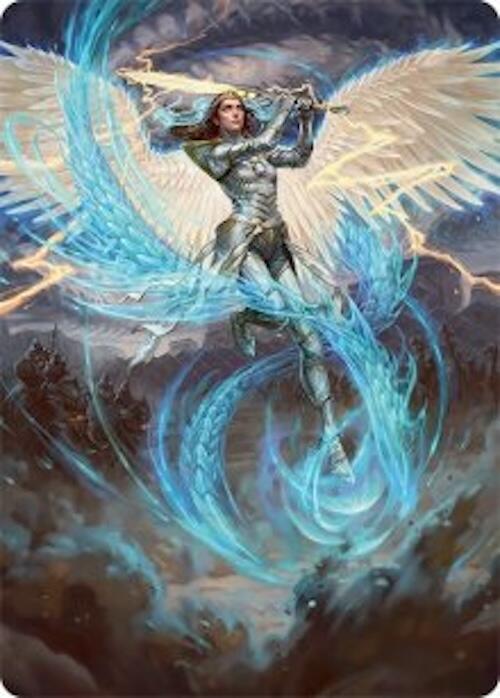 Elspeth, Storm Slayer Art Card (49/54) (49) [Art Series: Tarkir: Dragonstorm]