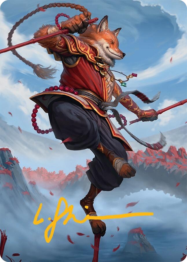 Equilibrium Adept Art Card (16/54) (Gold-Stamped Signature) (16) [Art Series: Tarkir: Dragonstorm]