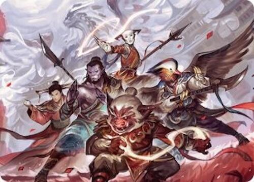 Will of the Jeskai Art Card (54/54) (54) [Art Series: Tarkir: Dragonstorm]