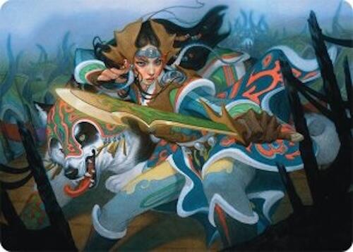 Eshki Dragonclaw Art Card (23/54) (23) [Art Series: Tarkir: Dragonstorm]