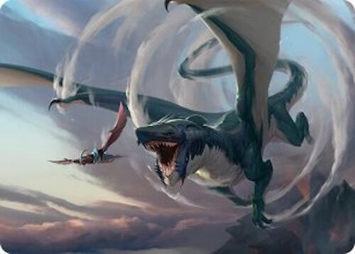 Whirlwing Stormbrood Art Card (27/54) (27) [Art Series: Tarkir: Dragonstorm]