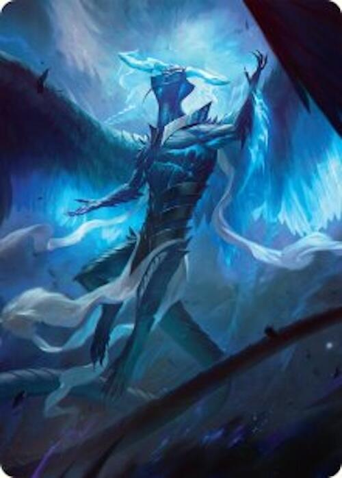Ugin, Eye of the Storms Art Card (1/54) (1) [Art Series: Tarkir: Dragonstorm]