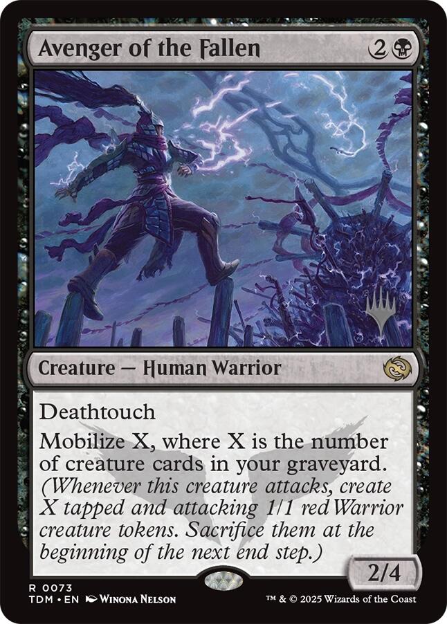 Avenger of the Fallen (73) [Promo Pack: Tarkir: Dragonstorm]