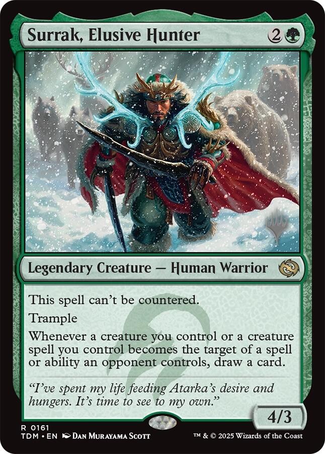 Surrak, Elusive Hunter (161) [Promo Pack: Tarkir: Dragonstorm]