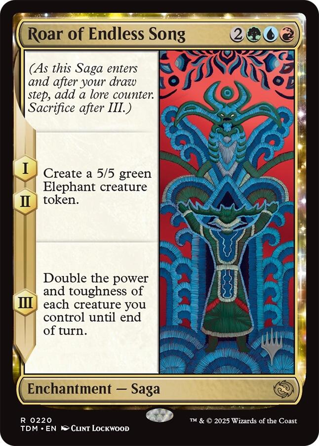 Roar of Endless Song (220) [Promo Pack: Tarkir: Dragonstorm]
