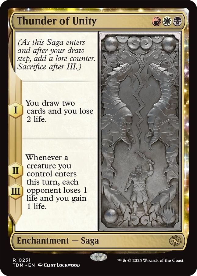 Thunder of Unity (231) [Promo Pack: Tarkir: Dragonstorm]