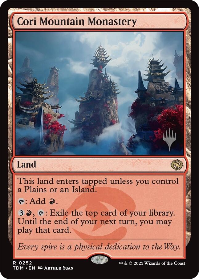Cori Mountain Monastery (252) [Promo Pack: Tarkir: Dragonstorm]