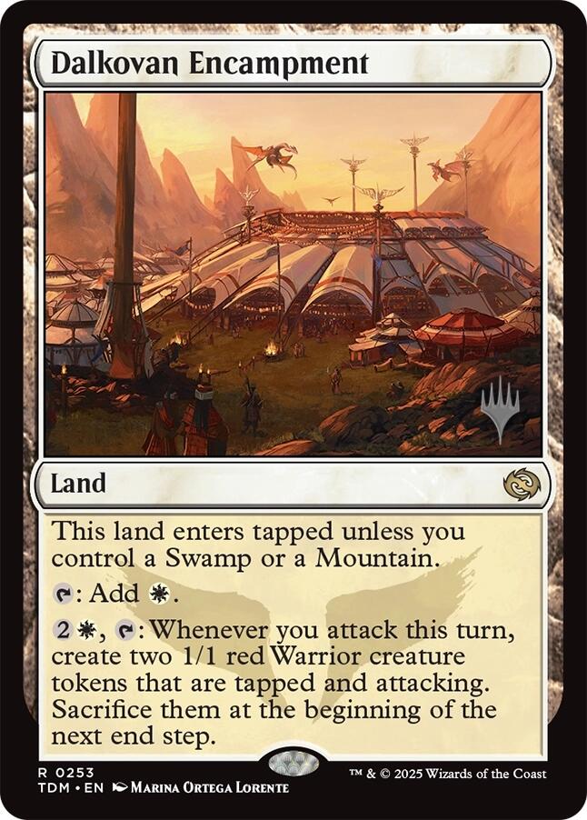 Dalkovan Encampment (253) [Promo Pack: Tarkir: Dragonstorm]