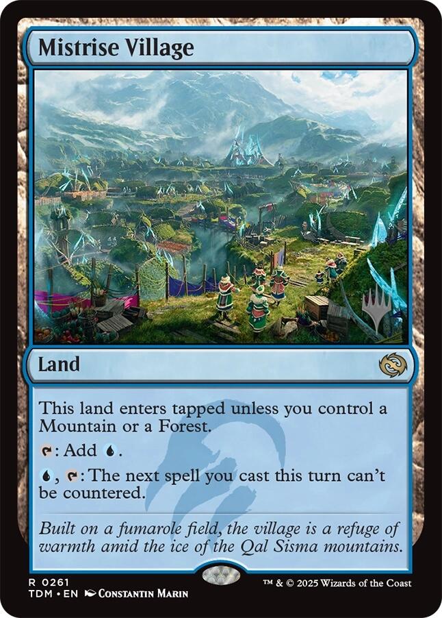 Mistrise Village (261) [Promo Pack: Tarkir: Dragonstorm]