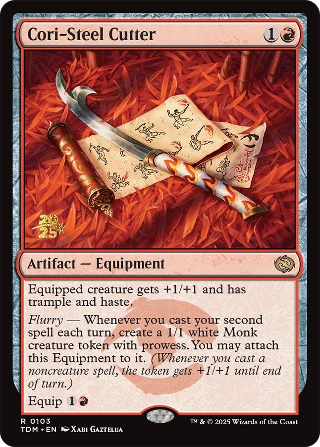 Cori-Steel Cutter [Tarkir: Dragonstorm Prerelease Cards]
