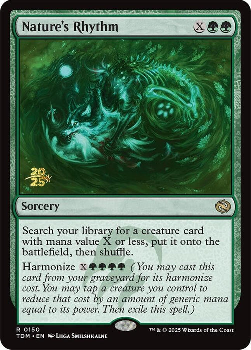 Nature's Rhythm [Tarkir: Dragonstorm Prerelease Cards]
