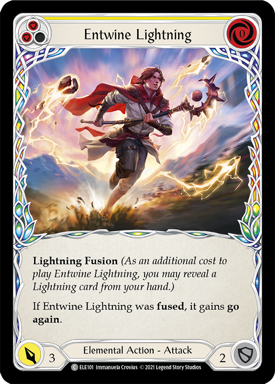 Entwine Lightning (Yellow) (ELE101) [Tales of Aria]