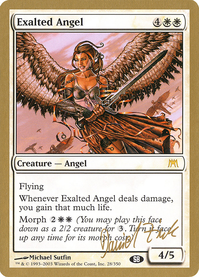 Exalted Angel - 2003 Daniel Zink (ONS) (SB) [World Championship Decks]
