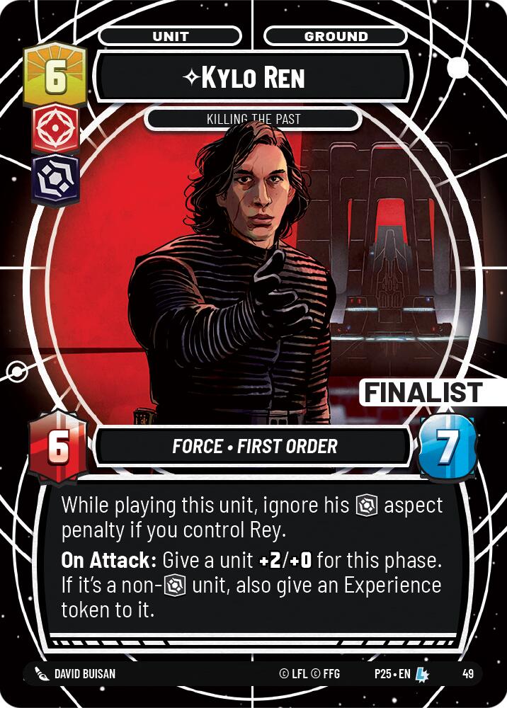 Kylo Ren - Killing the Past (Finalist) (49) [Organized Play Promos]