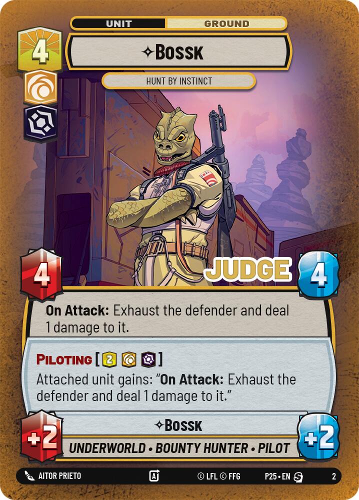 Bossk - Hunt By Instinct (2) [Judge Promos]
