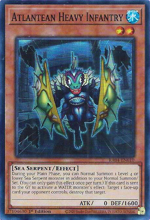 Atlantean Heavy Infantry [RA04-EN010] Super Rare