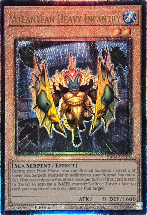 Atlantean Heavy Infantry [RA04-EN010] Ultimate Rare