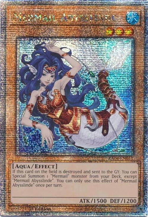 Mermail Abysslinde (Quarter Century Secret Rare) (RA04-EN011) [Quarter Century Stampede]