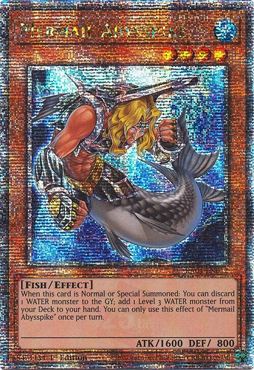 Mermail Abysspike (Quarter Century Secret Rare) (RA04-EN012) [Quarter Century Stampede]