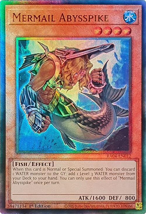 Mermail Abysspike (PUR) (RA04-EN012) [Quarter Century Stampede]