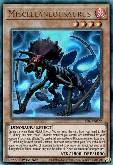 Miscellaneousaurus [RA04-EN022] Ultimate Rare