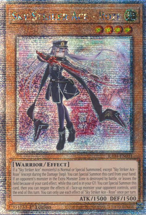 Sky Striker Ace - Roze (Quarter Century Secret Rare) (RA04-EN031) [Quarter Century Stampede]
