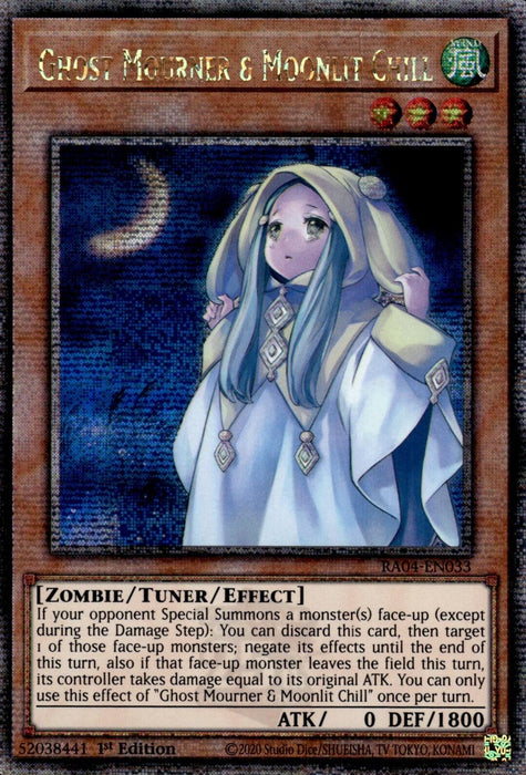 Ghost Mourner & Moonlit Chill [RA04-EN033] Quarter Century Secret Rare
