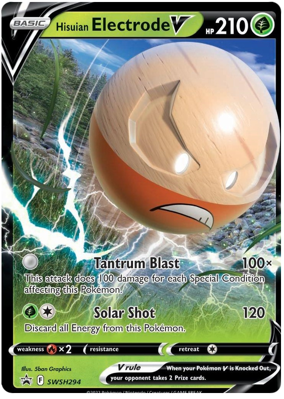 Hisuian Electrode V - SWSH294 (SWSH294) [Jumbo Cards]