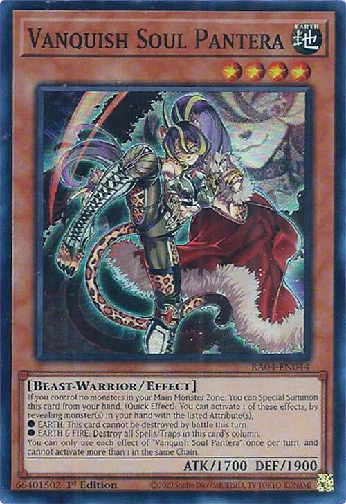 Vanquish Soul Pantera (RA04-EN044) [Quarter Century Stampede]