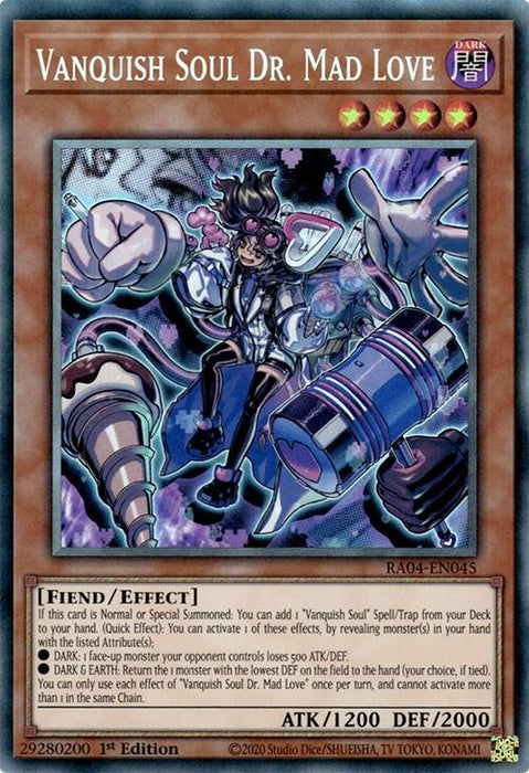 Vanquish Soul Dr. Mad Love [RA04-EN045] Collector's Rare