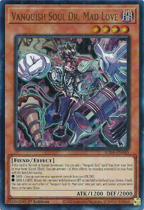 Vanquish Soul Dr. Mad Love (UR) (RA04-EN045) [Quarter Century Stampede]