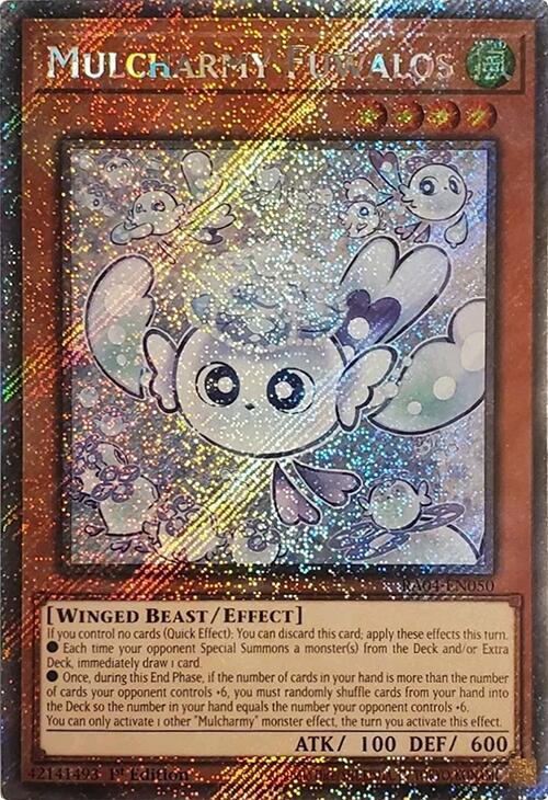 Mulcharmy Fuwalos (Platinum Secret Rare) (RA04-EN050) [Quarter Century Stampede]