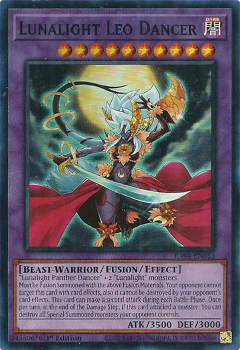 Lunalight Leo Dancer [RA04-EN053] Super Rare