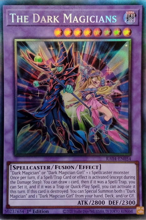 The Dark Magicians [RA04-EN054] Collector's Rare