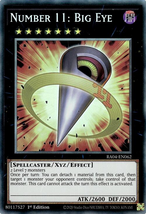 Number 11: Big Eye (PCR) (RA04-EN062) [Quarter Century Stampede]