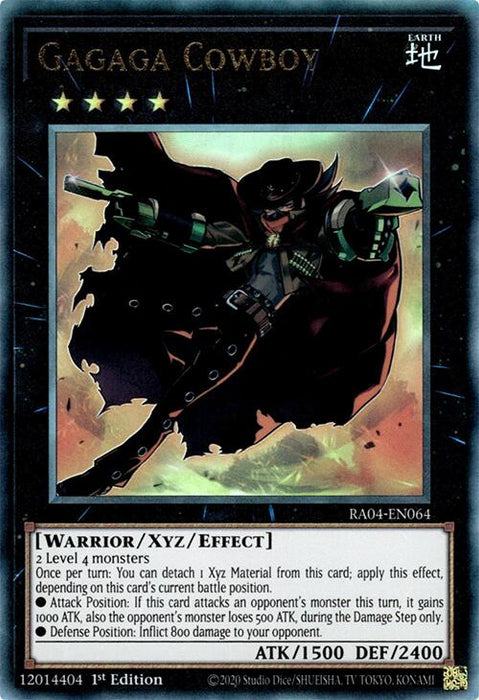 Gagaga Cowboy [RA04-EN064] Ultimate Rare