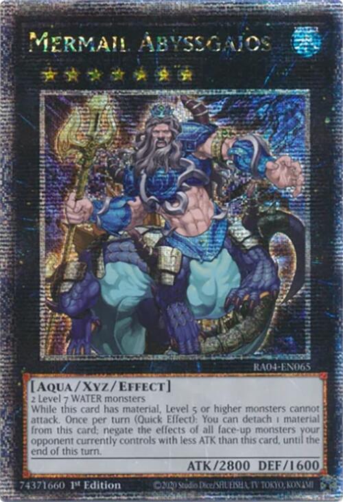 Mermail Abyssgaios (Quarter Century Secret Rare) (RA04-EN065) [Quarter Century Stampede]