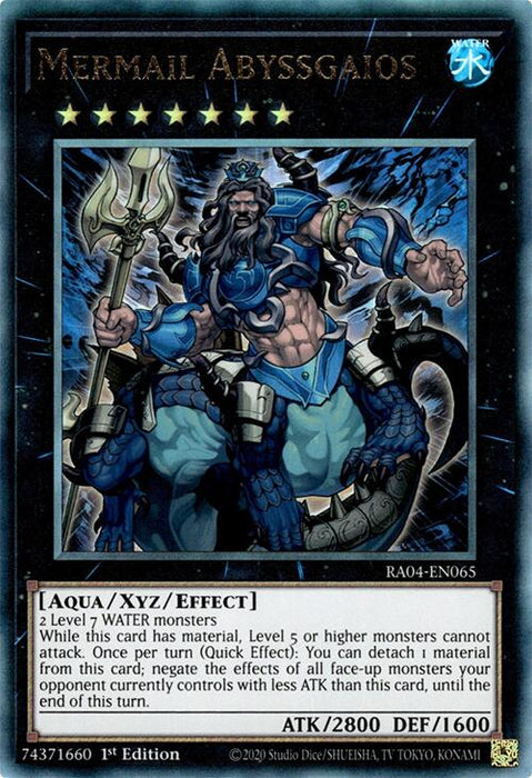 Mermail Abyssgaios [RA04-EN065] Ultimate Rare