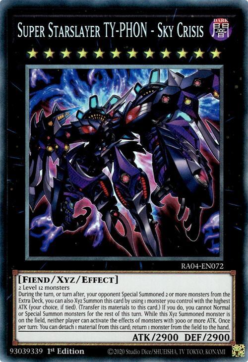 Super Starslayer TY-PHON - Sky Crisis (PCR) (RA04-EN072) [Quarter Century Stampede]