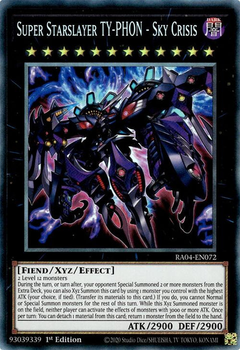 Super Starslayer TY-PHON - Sky Crisis [RA04-EN072] Collector's Rare